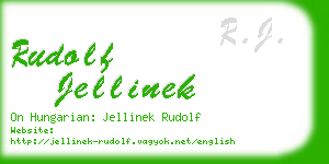 rudolf jellinek business card